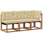 Preview: 3 stk. Outdoor Mittel- und Ecksofa Natur