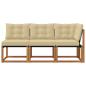 Preview: 3 stk. Outdoor Mittel- und Ecksofa Natur