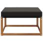Preview: Outdoor-Fußhocker Massivholz Akazie Natur