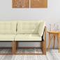 Preview: ARDEBO.de - Outdoor Ecksofa Massivholz Akazie Natur