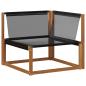 Preview: Outdoor Ecksofa Massivholz Akazie Natur
