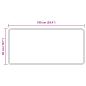 Preview: Teppichläufer MARSA Grau 50 x 100 cm Polyester und PVC