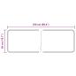 Preview: Teppichläufer MARSA Grau 50 x 250 cm Polyester und PVC