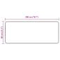 Preview: Teppichläufer MARSA Grau 80 x 200 cm Polyester und PVC