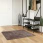 Preview: ARDEBO.de - Teppichläufer MARSA Grau 100 x 100 cm Polyester und PVC