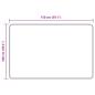 Preview: Teppichläufer MARSA Grau 100 x 150 cm Polyester und PVC