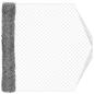 Preview: Maschendrahtzaun 2 x 20 m Glas Verzinkt