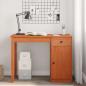 Preview: ARDEBO.de - Schreibtisch Wachsbraun 100 x 50 x 74 cm Massives Kiefernholz