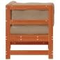 Preview: Gartenecksofa Massives Kiefernholz Wachsbraun