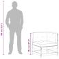 Preview: Gartenecksofa Massives Kiefernholz Wachsbraun