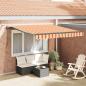 Preview: ARDEBO.de - Ausziehbare Markise Gelb und Orange 350 x 250 cm Polyester