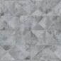 Preview: Noordwand Tapete Topchic Graphic Shapes Facet Metallic-Grau