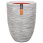 Preview: ARDEBO.de - Capi Blumentopf Nature Rib Elegant Niedrig 36x47 cm Elfenbein KOFI782
