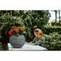 Preview: Capi Blumentopf Nature Rib Kugel 40 x 32 cm Anthrazit KOFZ270 