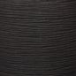 Preview: Capi Vase "Nature Rib" Elegant Deluxe 40 x 60 cm Schwarz
