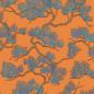 Preview: DUTCH WALLCOVERINGS Tapete Kiefer-Motiv Blau und Orange