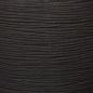 Preview: Capi Blumentopf Nature Rib Rund 43x41 cm Schwarz KBLR933