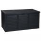 Preview: ARDEBO.de - ProGarden Gartenbox mit Rollen 300 L Dunkelgrau