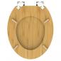Preview: SCHÜTTE WC-Sitz mit Absenkautomatik NATURAL BAMBOO