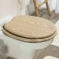 Preview: Tiger Toilettensitz Scaffold Absenkautomatik MDF Braun 252022546