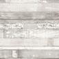 Preview: Homestyle Tapete Wood Cremeweiß und Grau