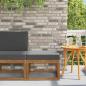 Preview: ARDEBO.de - Outdoor-Fußhocker Massivholz Akazie Natur