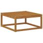 Preview: Outdoor-Fußhocker Natur 79 x 79 x 37 cm