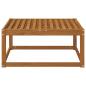 Preview: Outdoor-Fußhocker Natur 79 x 79 x 37 cm