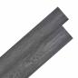 Preview: Bodenplanken Schwarz und Weiß 5,02 m² 36 stk. PVC
