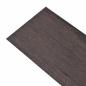 Preview: Bodenplanken Dunkelbraun 5,02 m² 36 stk. PVC