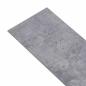 Preview: Bodenplanken Zementgrau 5,02 m² 36 stk. PVC