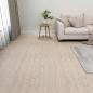 Preview: ARDEBO.de - Bodenplanken Weiß und Holzfarbe 5,11 m² 55 stk. PVC