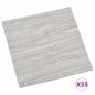 Preview: Bodenplanken Grau und Holz 5,11 m² 55 stk. PVC