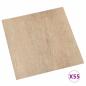 Preview: Bodenplanken Hellgrau, Dunkelbraun 5,11 m² 55 Stk. PVC