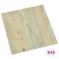 Preview: Bodenplanken Weiß und Hellbraun 5,11 m² 55 stk. PVC