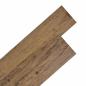 Preview: Bodenplanken Walnussbraun 2,51 m² 18 stk. PVC