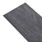 Preview: Bodenplanken Schwarz und Weiß 2,51 m² 18 stk. PVC