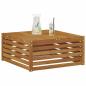 Preview: Tisch für Outdoor Massivholz Akazie Natur 79 x 79 x 37 cm