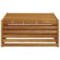 Preview: Tisch für Outdoor Massivholz Akazie Natur 79 x 79 x 37 cm