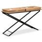 Preview: Konsolentisch Mangoholz Massiv 130 x 40 x 80 cm
