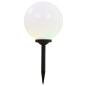 Preview: Außen-Solarlampen 4 Stk. LED Kugel 30 cm RGB