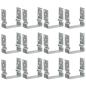 Preview: ARDEBO.de - Pfostenträger 12 Stk. Silbern 14×6×15 cm Verzinkter Stahl