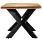 Preview: Esstisch 180x90x75 cm Massivholz Akazie
