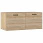 Preview: Wandschrank Sonoma-Eiche 80x36,5x35 cm Holzwerkstoff