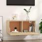 Preview: Wandschrank Sonoma-Eiche 80x36,5x35 cm Holzwerkstoff