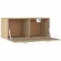 Preview: Wandschrank Sonoma-Eiche 80x36,5x35 cm Holzwerkstoff