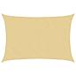 Preview: Sonnensegel Sandfarbe 3x4 m 100% Polyester Oxford
