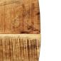 Preview: Esstisch Raues Massives Mangoholz und Stahl 120x77 cm