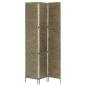 Preview: 3-teiliger Paravent Braun 116×160 cm Wasserhyazinthe