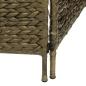 Preview: 3-teiliger Paravent Braun 116×160 cm Wasserhyazinthe